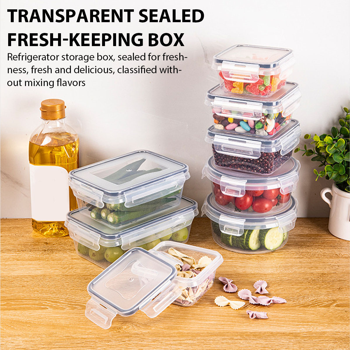 Food Storage Bowls - 24 قطعة/المجموعة الغذاء مجموعة صناديق تخزين