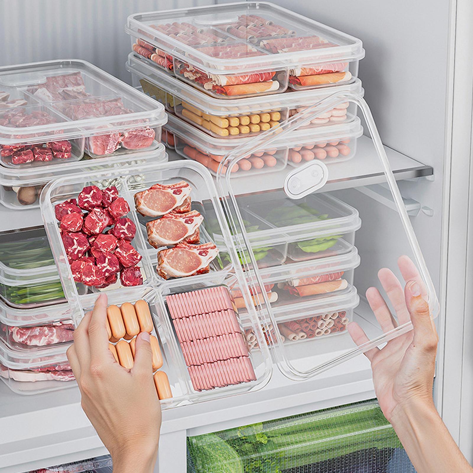 Food Storage Bowls - صندوق تخزين للثلاجة، علبة حفظ اللحوم