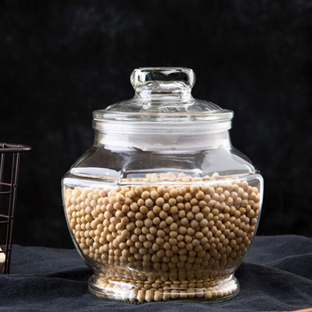 Food Storage Jar Glass - وعاء تخزين زجاجي عالي الجودة محكم
