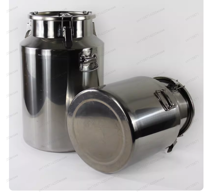 Food Storage Drums - برميل محكم الإغلاق من الفولاذ المقاوم