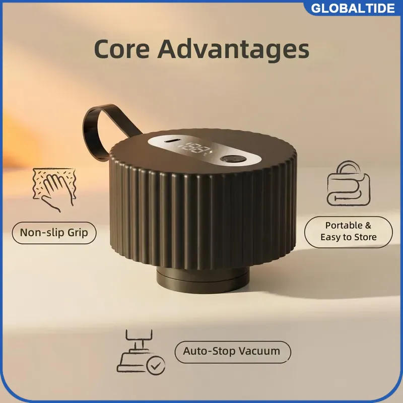 Food Storage Vacuum Seal - جهاز تفريغ الهواء الكهربائي لبرطمانات ميسون،