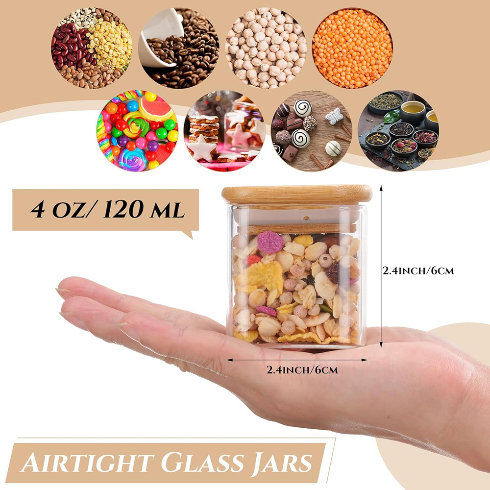 مجموعة برطمانات زجاجية مكونة م - مراجعة Food Storage Labels وسعره