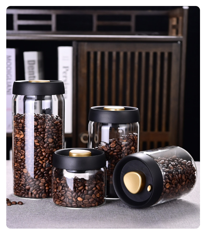 وعاء تخزين حبوب القهوة، وعاء م - مراجعة Food Storage Jar Glass وسعره