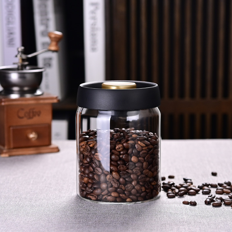 وعاء تخزين حبوب القهوة، وعاء م - مراجعة Food Storage Jar Glass وسعره