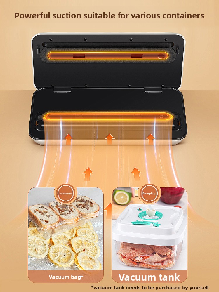 آلة تفريغ الهواء صغيرة الحجم أ - مراجعة Food Storage Vacuum Seal وسعره