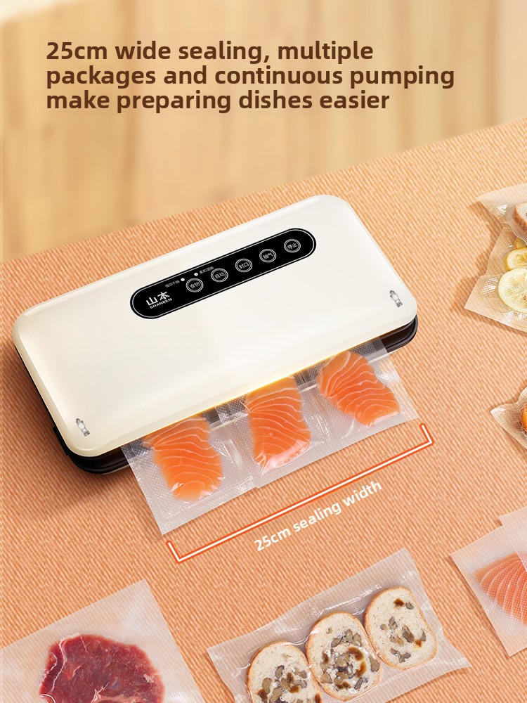 آلة تفريغ الهواء صغيرة الحجم أ - مراجعة Food Storage Vacuum Seal وسعره