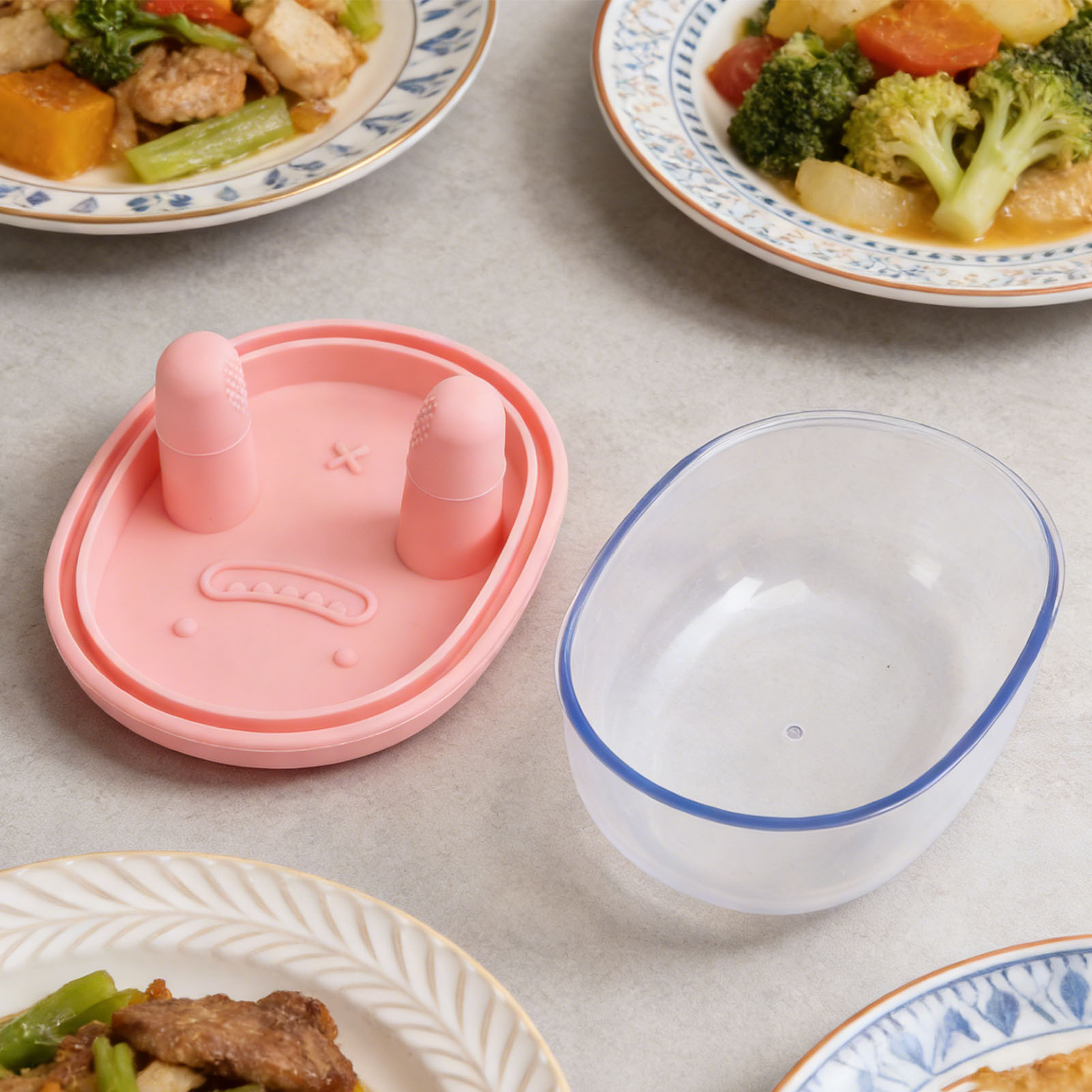حاوية وجبات خفيفة 2 في 1 مانعة - مراجعة Food Storage Bowls وسعره