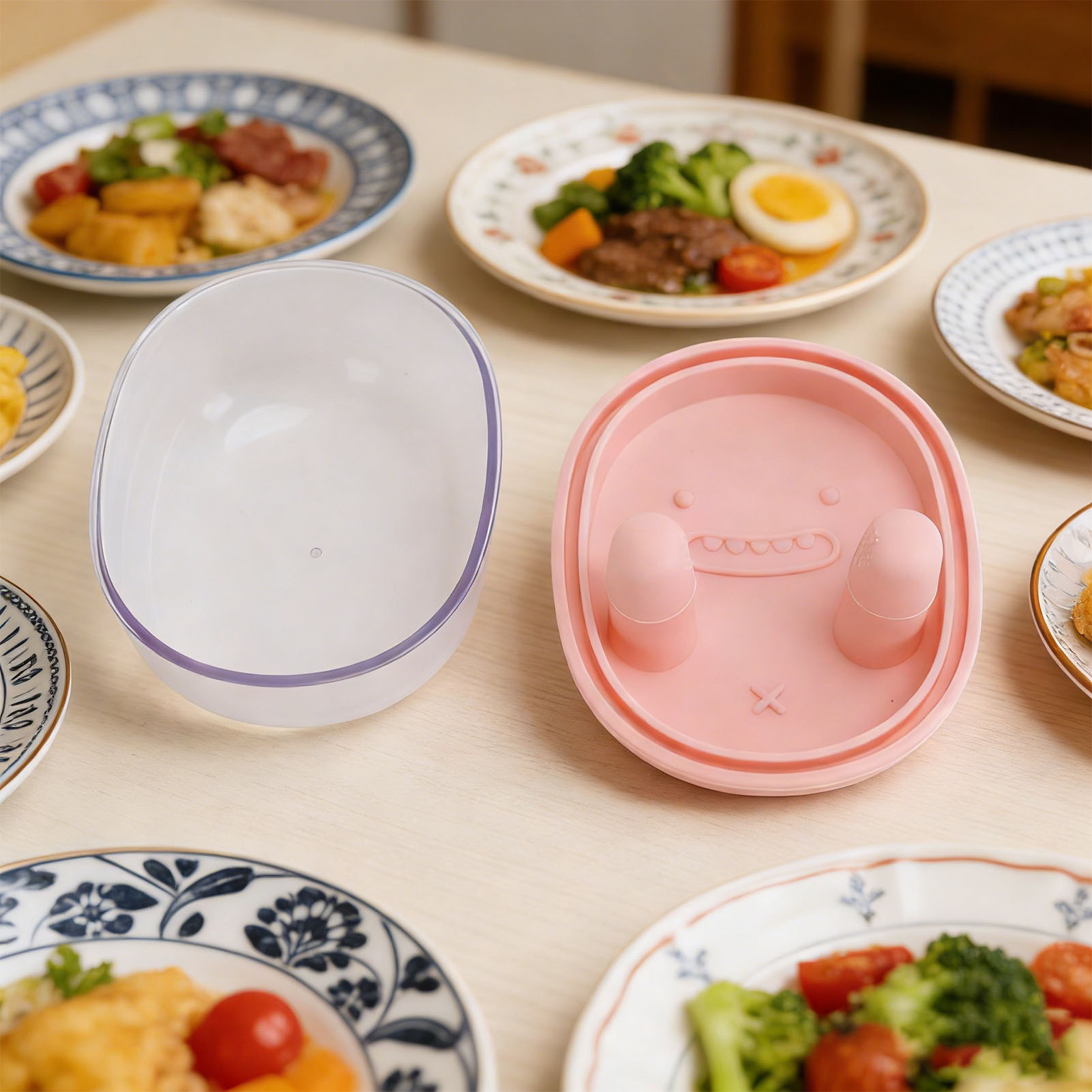 حاوية وجبات خفيفة 2 في 1 مانعة - مراجعة Food Storage Bowls وسعره