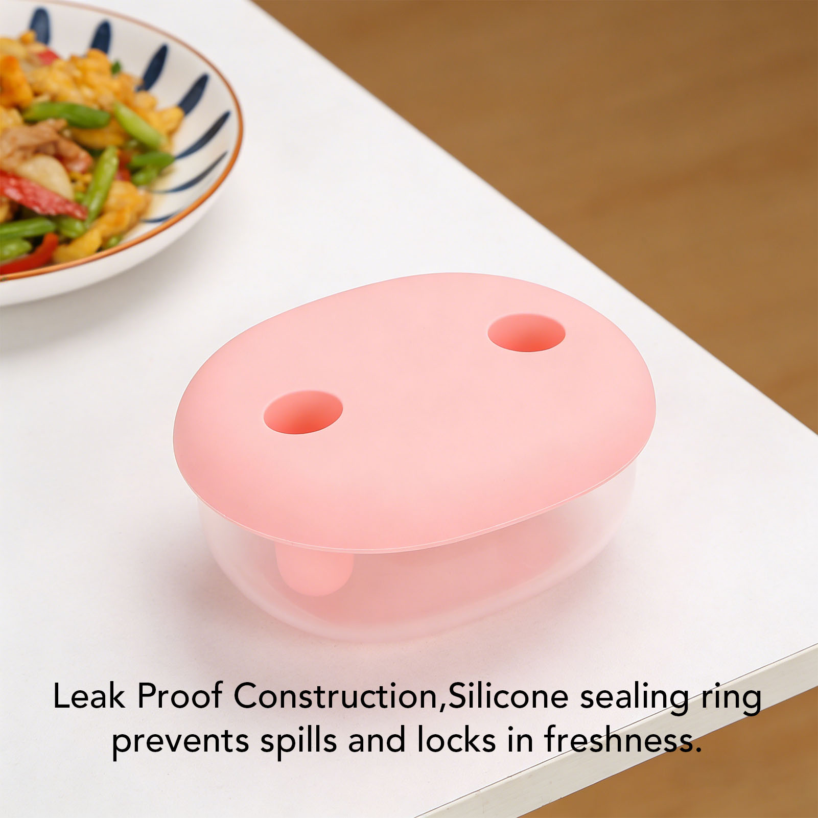 حاوية وجبات خفيفة 2 في 1 مانعة - مراجعة Food Storage Bowls وسعره