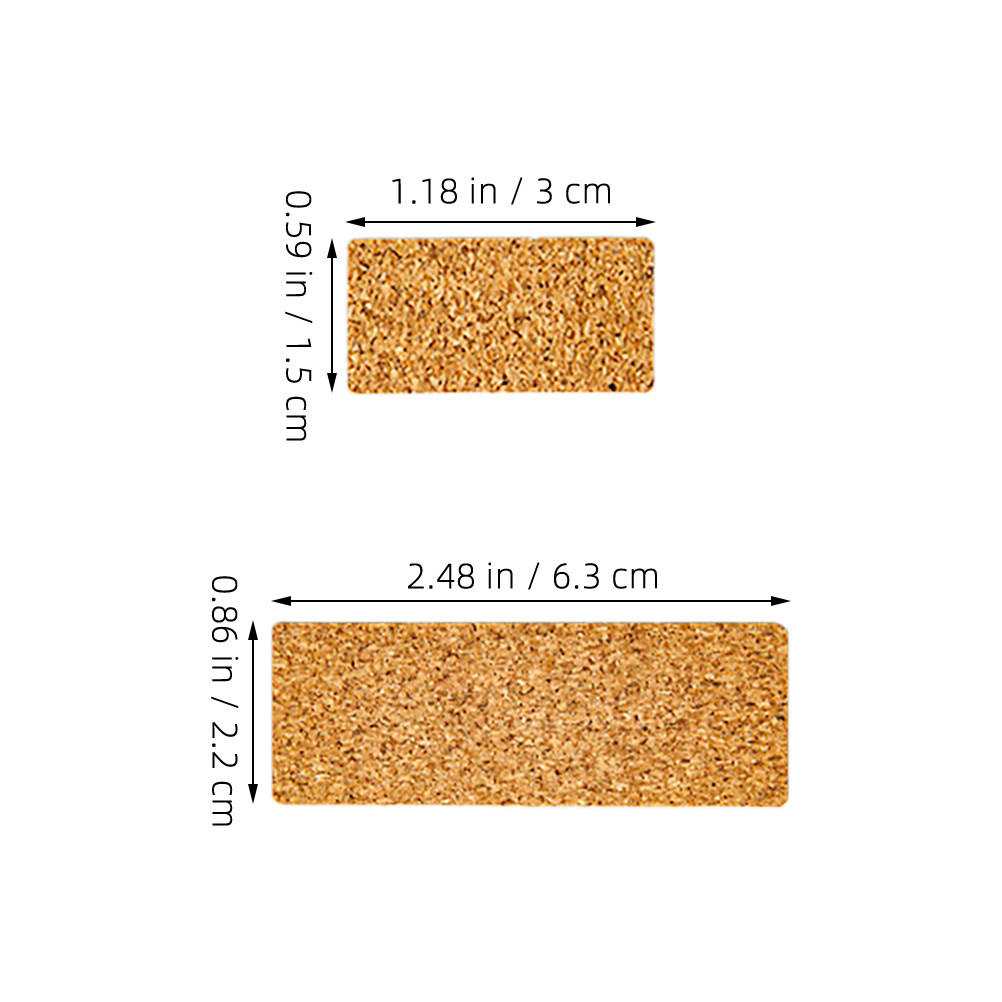 حقيبتان من ملصقات الورق الفلين - مراجعة Food Storage Labels وسعره