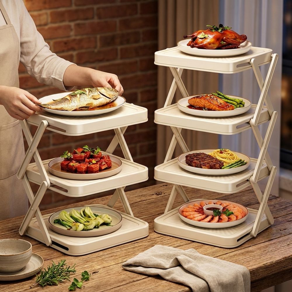 رف تخزين أطباق بـ 3/4 طبقات، ح - مراجعة Food Storage And Preparation وسعره