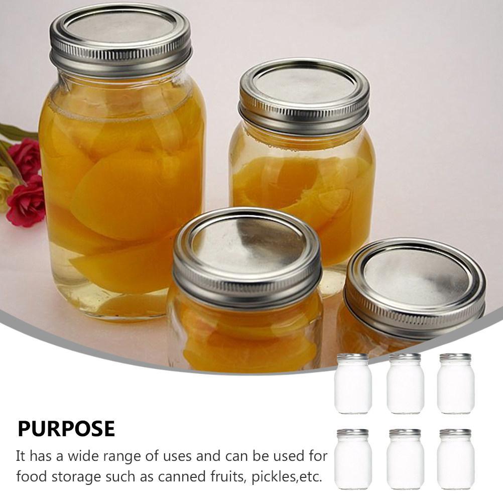 6 قطع من الأوعية الزجاجية الشف - مراجعة Food Storage Jar Glass وسعره