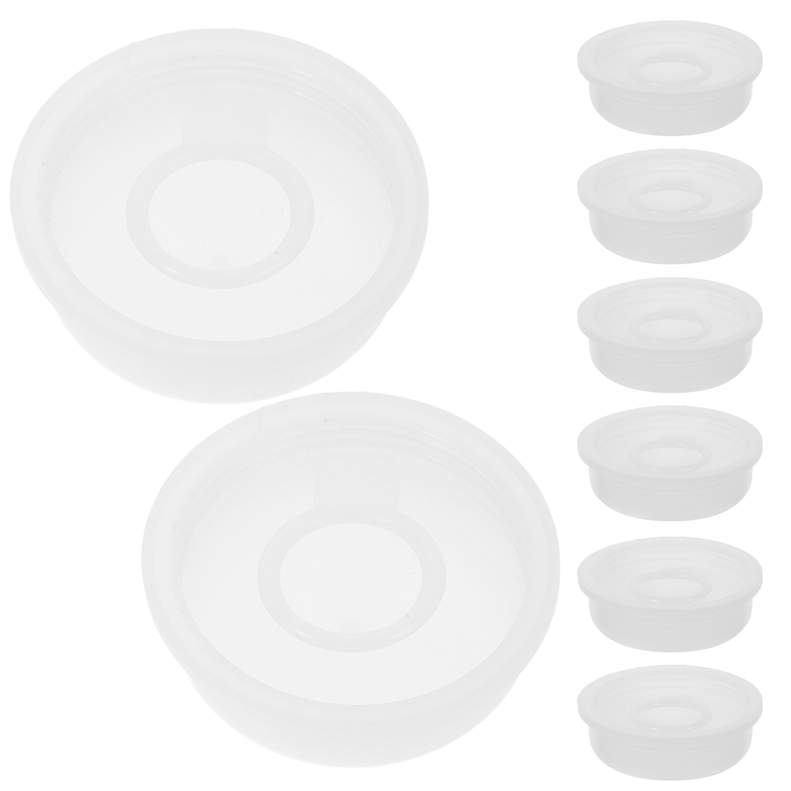 10 قطع أغطية بلاستيكية لدلاء ا - مراجعة Food Storage And وسعره