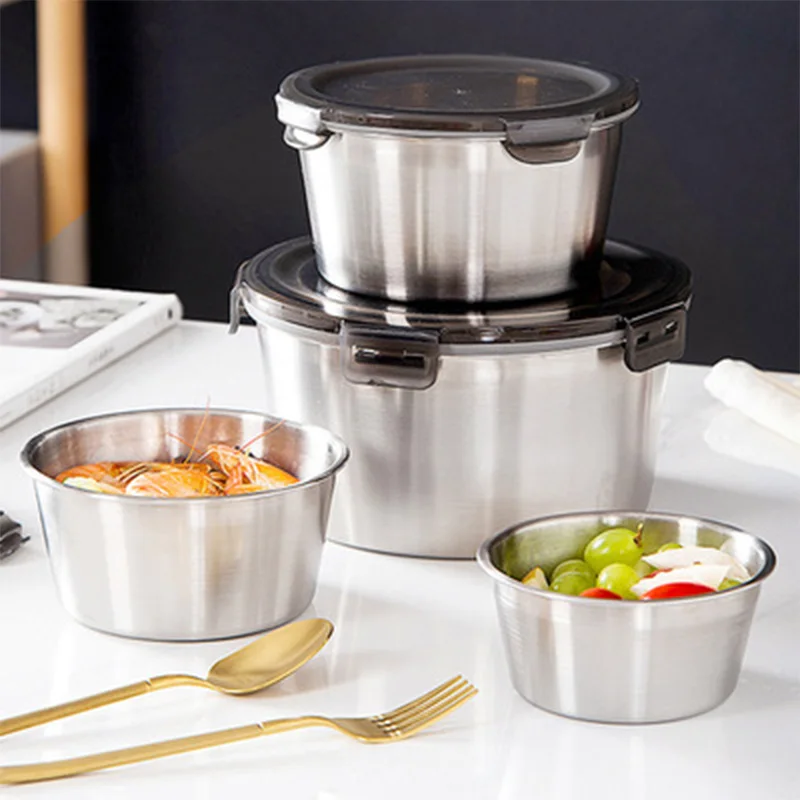صندوق بينتي مع غطاء من الفولاذ - مراجعة Food Storage With Colander وسعره