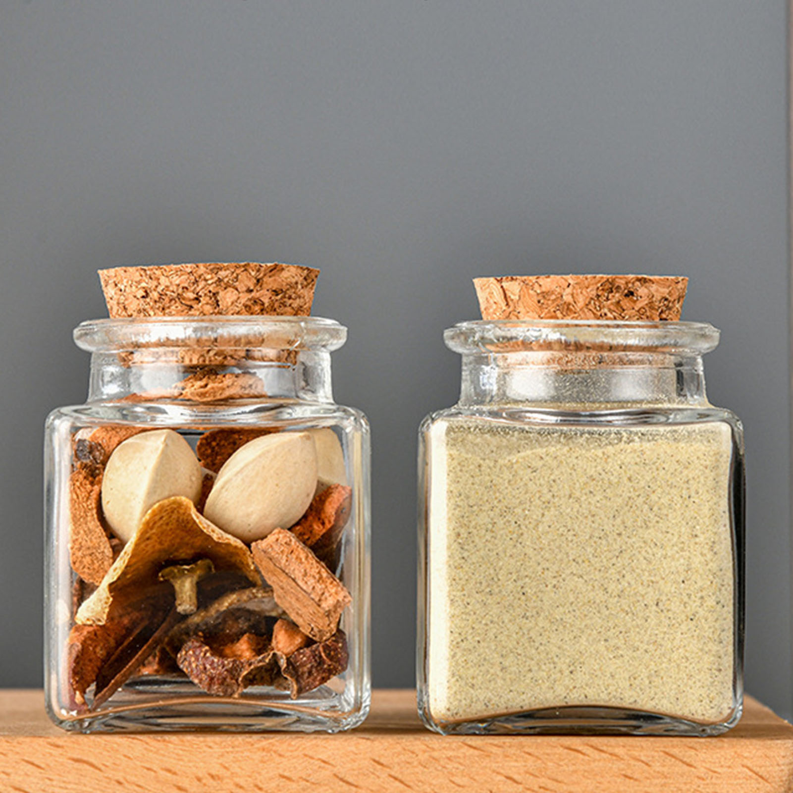 1/5/10 قطعة برطمانات تخزين زجا - مراجعة Food Storage Jar Glass وسعره
