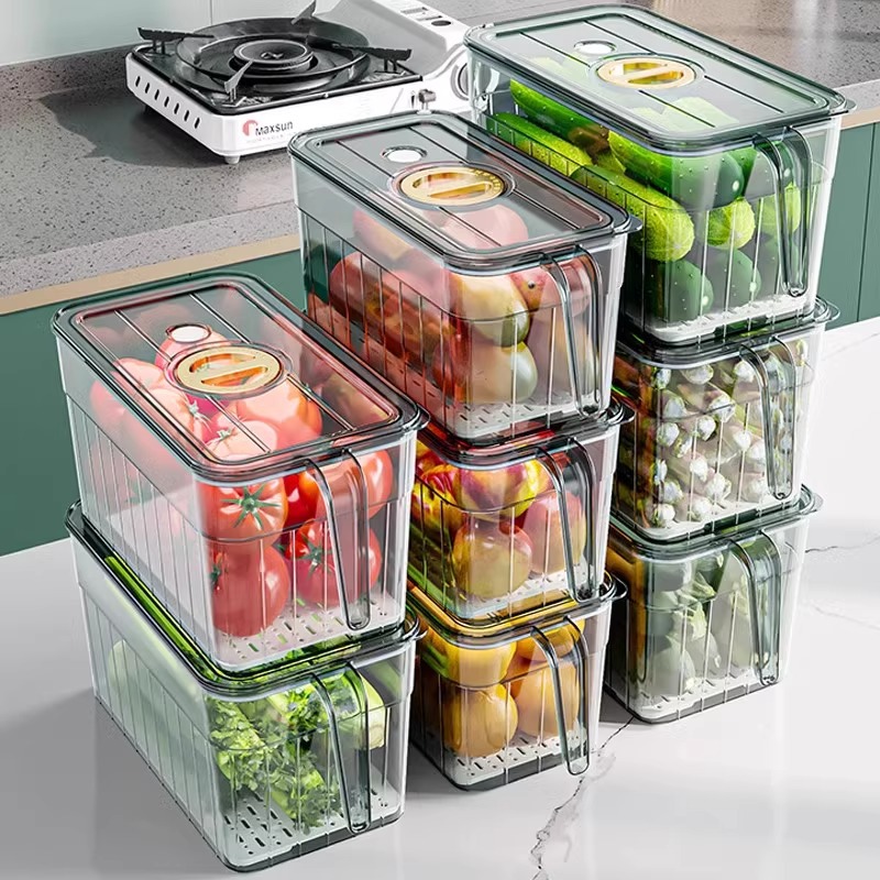 صندوق تخزين فرز الثلاجة والبيض - مراجعة Food Storage Time وسعره
