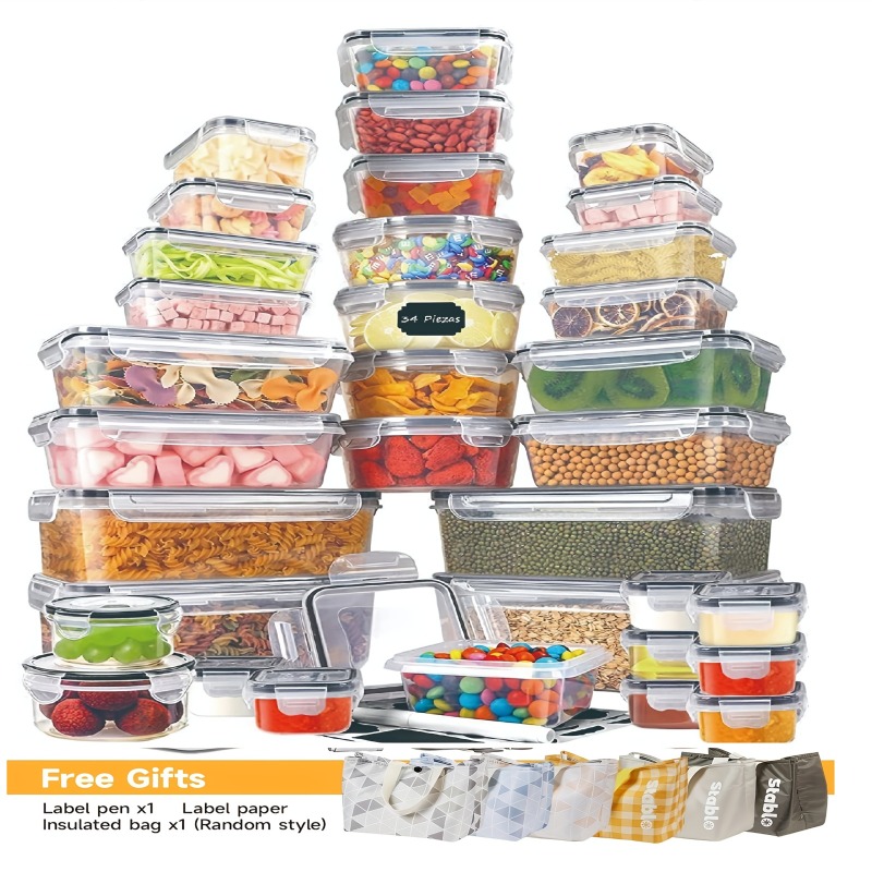 مجموعة تخزين الطعام الخالية من - مراجعة Food Storage Labels وسعره