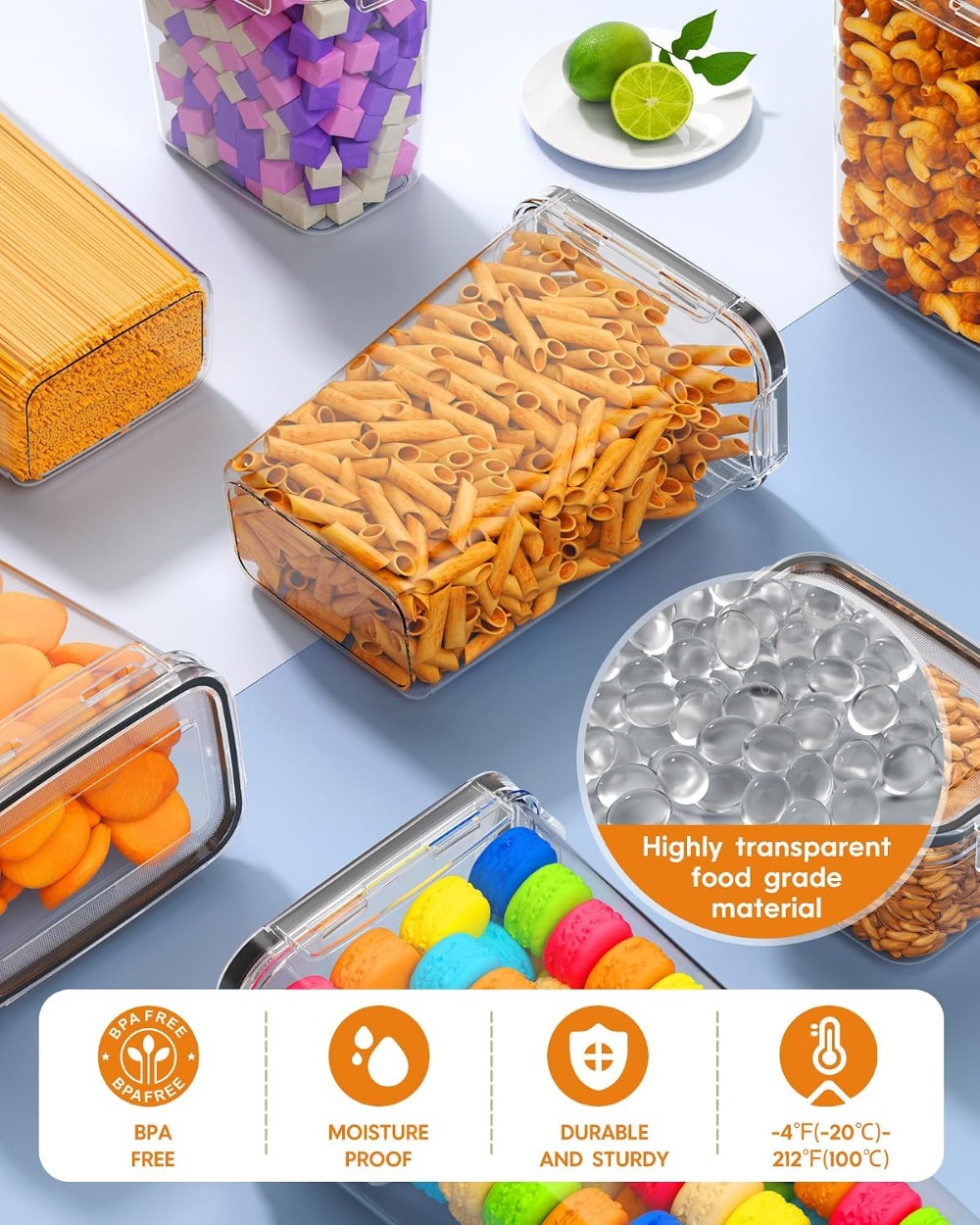 24 قطعة من حاويات تخزين الطعام - مراجعة Food Storage Labels وسعره