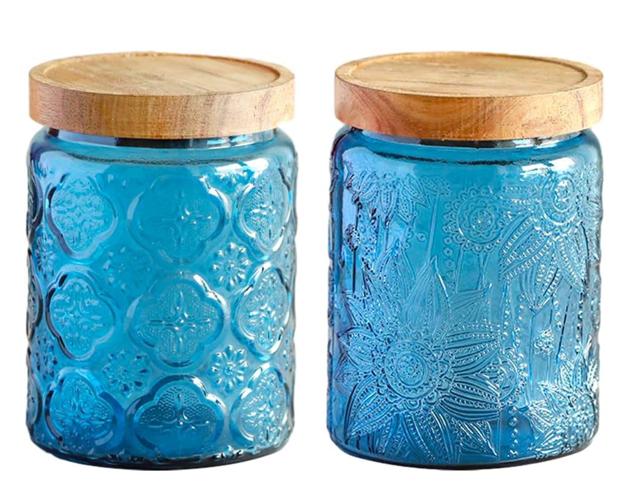 برطمان تخزين زجاجي بغطاء خشبي  - مراجعة Food Storage Jar Glass وسعره