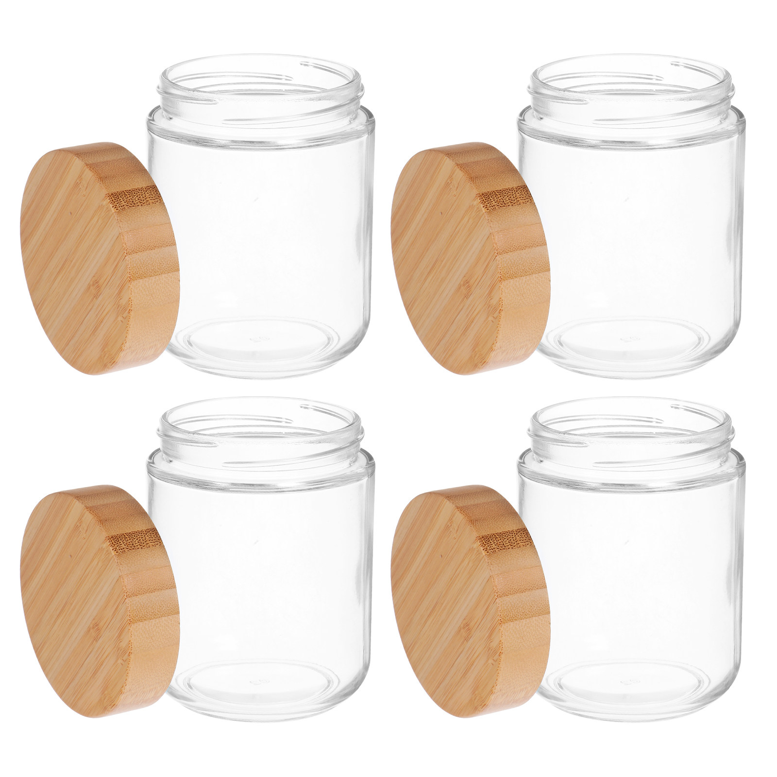 4 قطع من أوعية تخزين الطعام ال - مراجعة Food Storage Jar Glass وسعره
