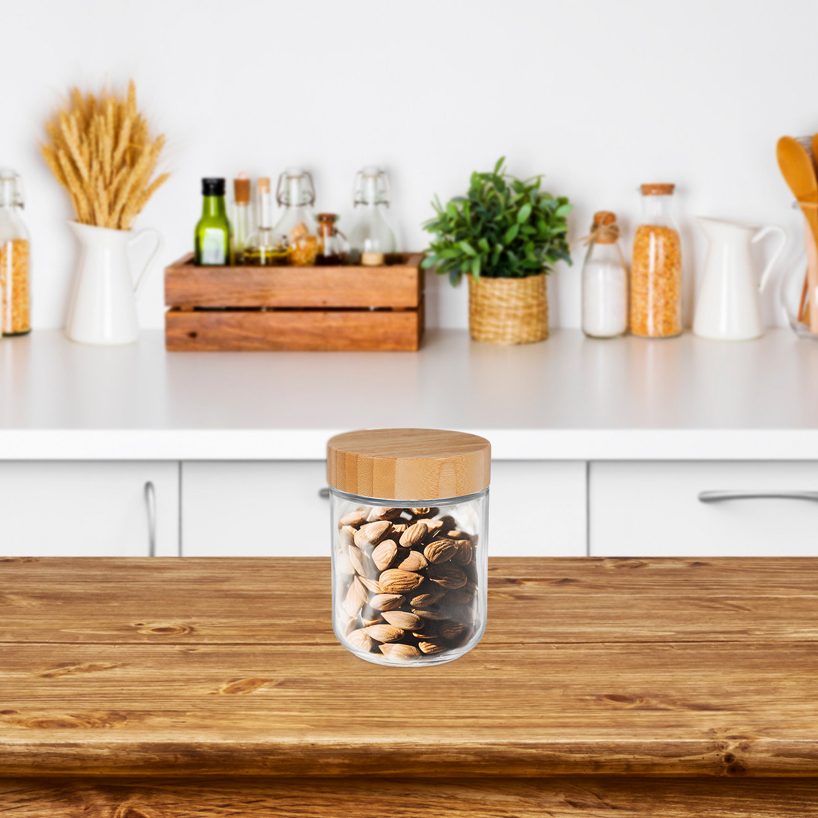 4 قطع من أوعية تخزين الطعام ال - مراجعة Food Storage Jar Glass وسعره