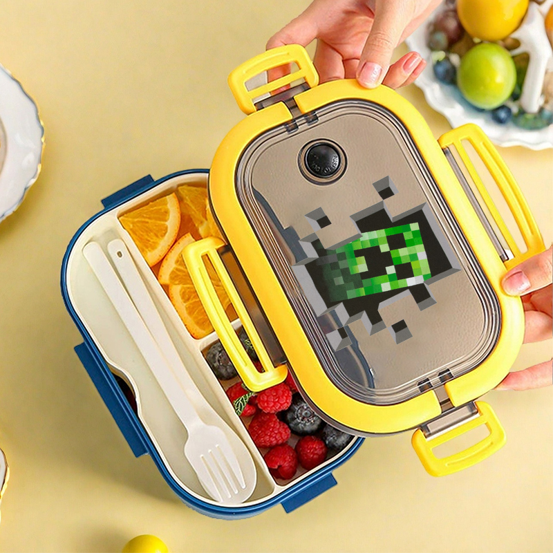 صندوق غداء بينتو بتصميم بيكسلز - مراجعة Food Storage Minecraft وسعره