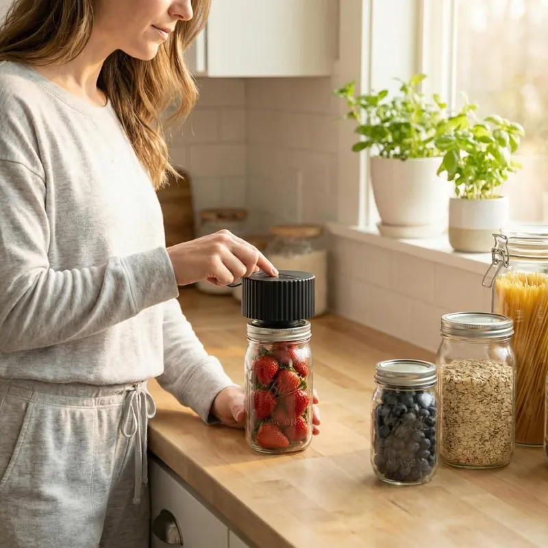 جهاز تفريغ الهواء الكهربائي لب - مراجعة Food Storage Vacuum Seal وسعره