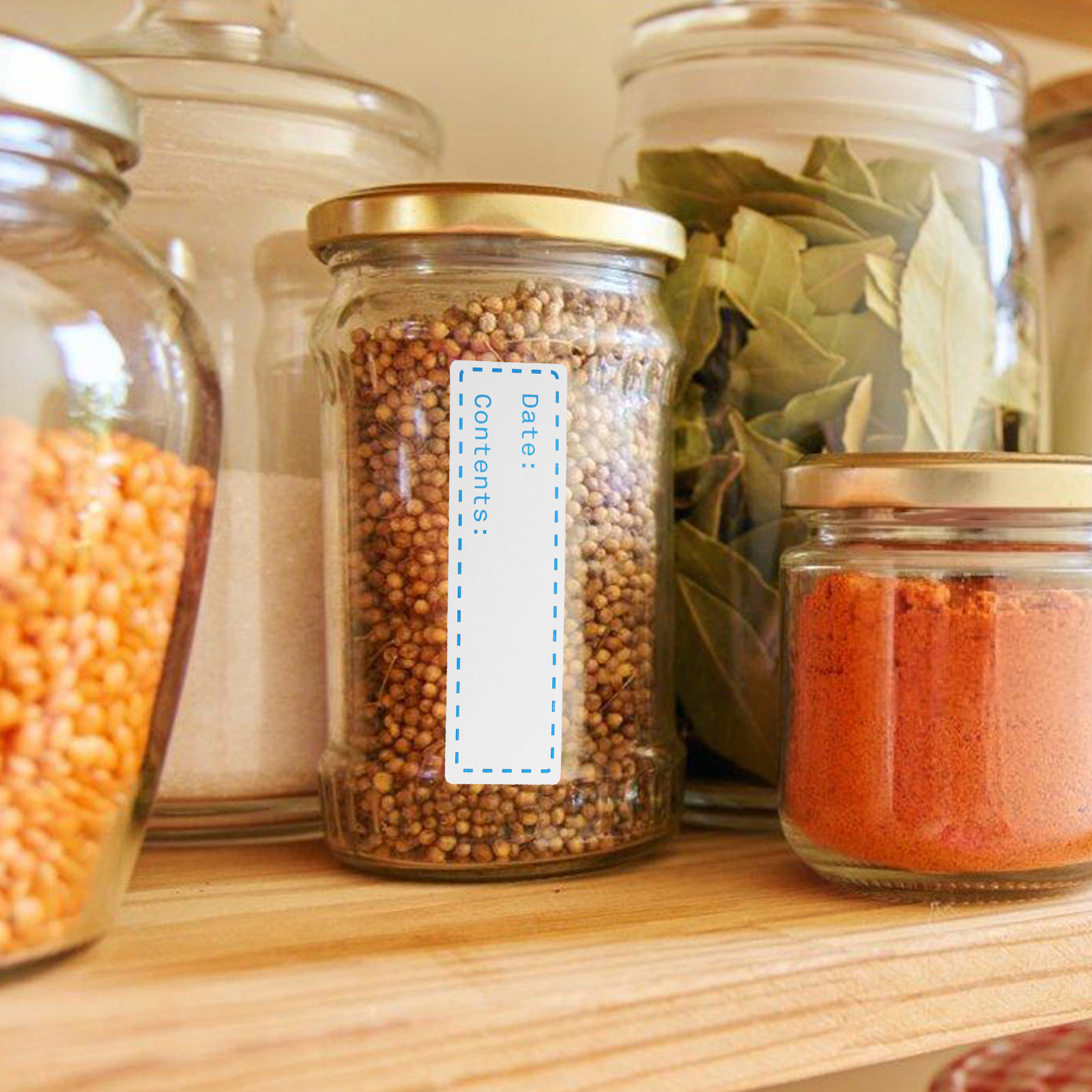 3 لفات من ملصقات تخزين الطعام  - مراجعة Food Storage Labels وسعره
